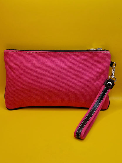 Sol Etui Tas - Stijlvolle Spaanse Tas in Donkerblauw en Fuchsia
